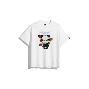 SALE 送料無料 【HIPANDA ハイパンダ】メンズ ハエトリグサ プリント Tシャツ MEN'S  PRINT T-SHIRT / WHITE