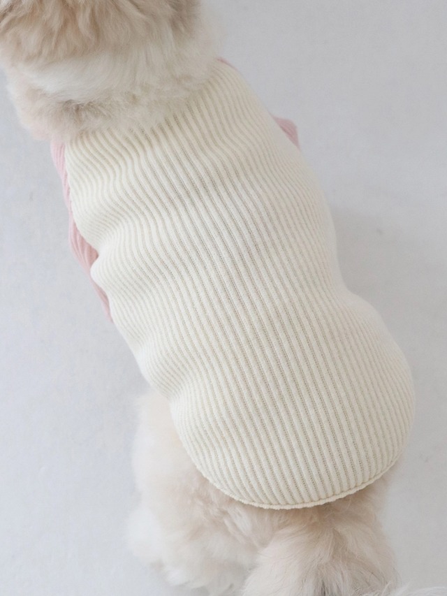 〈 即納アイテム 〉Dverry Tシャツ /コージーラグランニットTシャツ（ピンク)