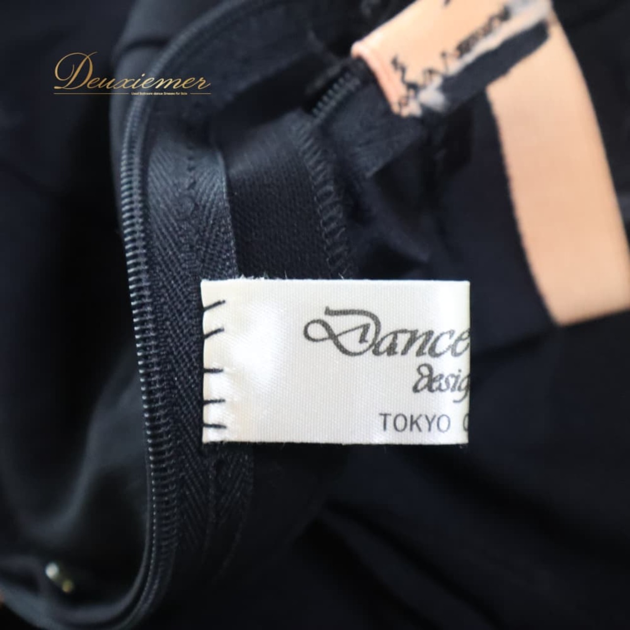 社交ダンス 衣装 Dance fashion design room ドレス ワンピース ラテン ブラック系 黒 レース デモ 競技 ダンス パーティ 発表会 軽い 薄い 長袖 上品 高級感 舞台衣装 エレガント 上品