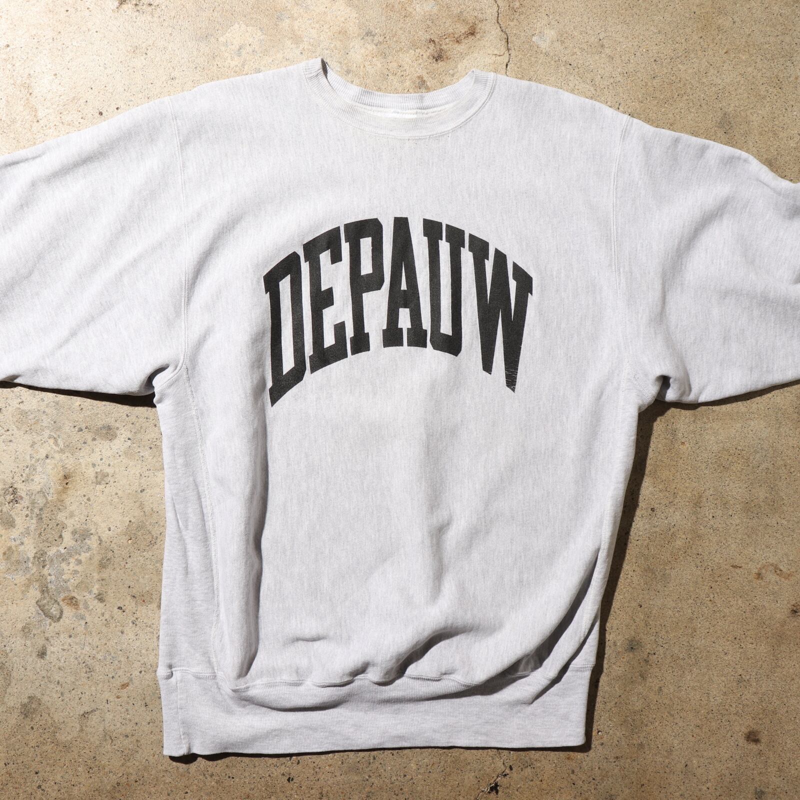 美品 90s 2XL リバースウィーブ チャンピオン スウェット グレー 黒  