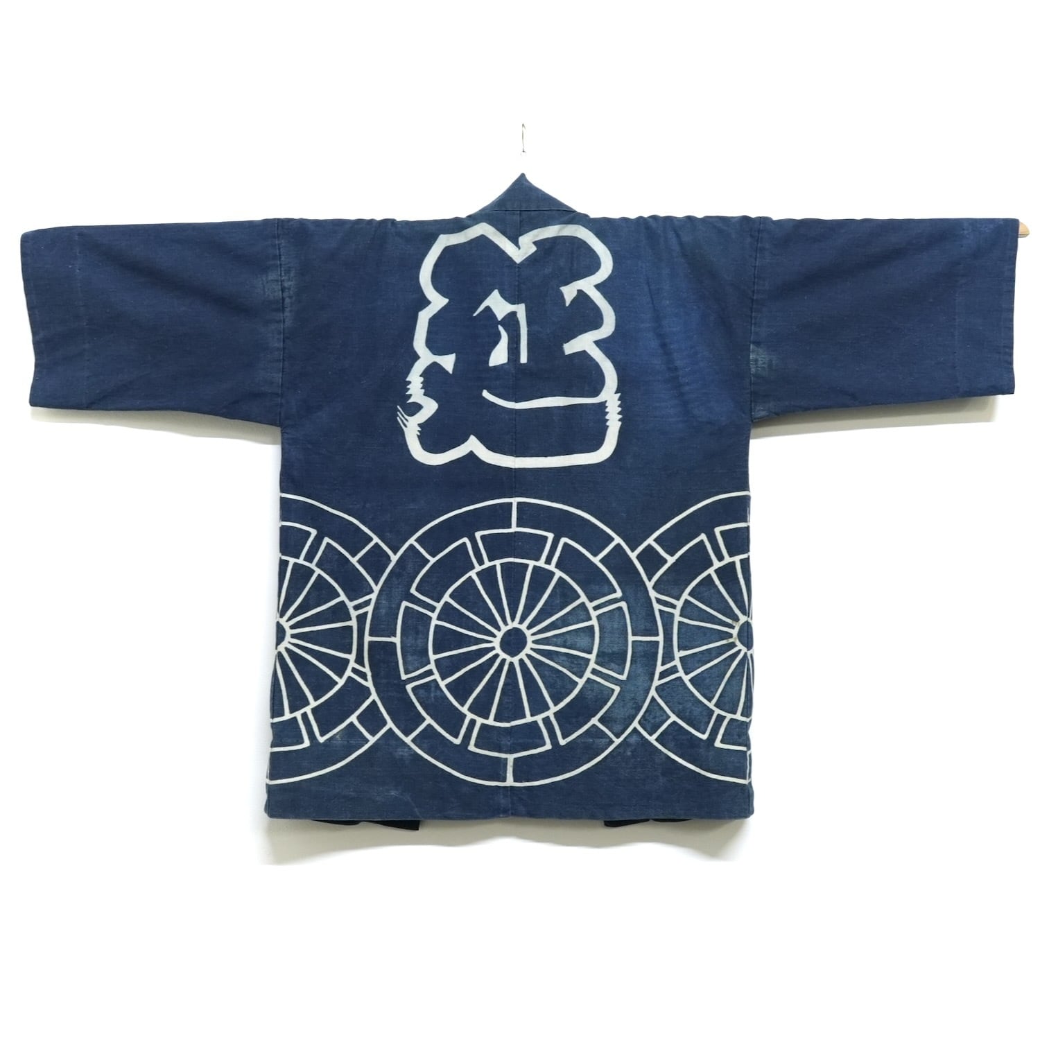 セール　藍染消防半纏ジャケット (セット購入割引きあり) セール 藍染消防半纏ジャケット (セット購入割引きあり) セール 藍染