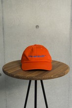 〈TGIF〉 " I'm not drunk! " EMBROIDERY CAP - ORANGE