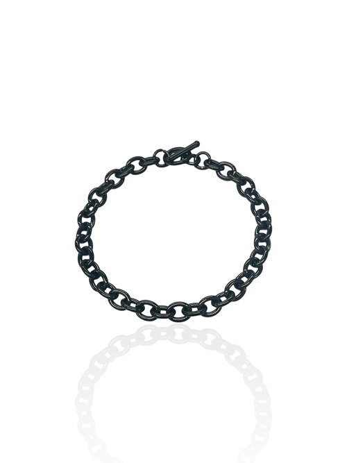 【PLANET STUDIO】noir toggle clasp chain bracelet
