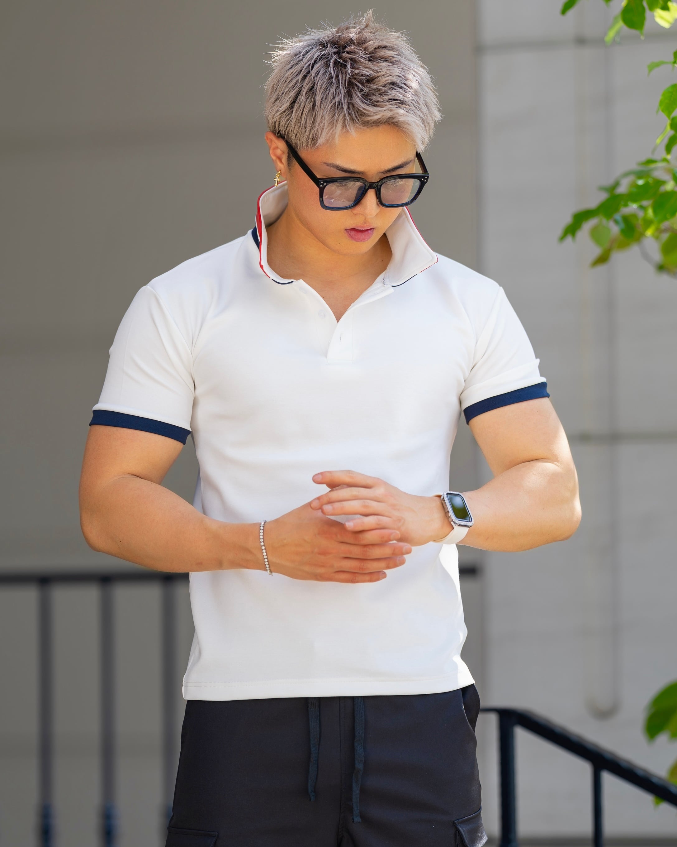 ウェア BELINDA ORIGINAL TRICOLORE POLO SHIRT 背中で落とす一軍確定ポロシャツ】ORIGINAL TRICOLORE POLO
