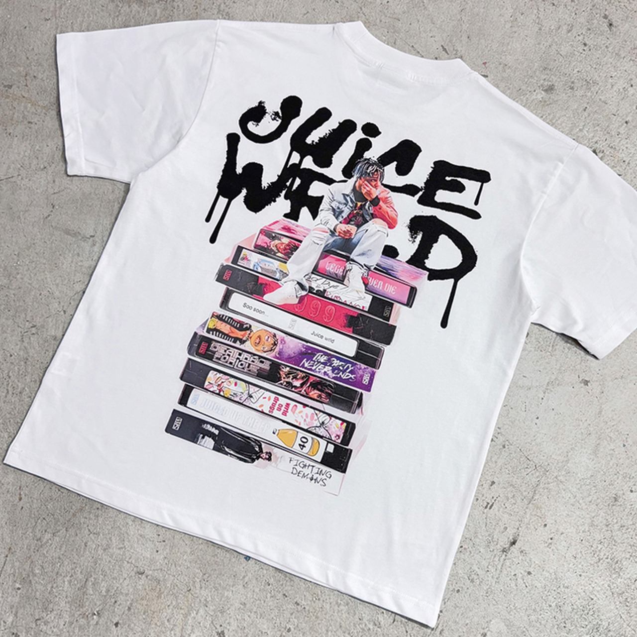 VINTAGE ストリート Juicewrld Tシャツ T1643