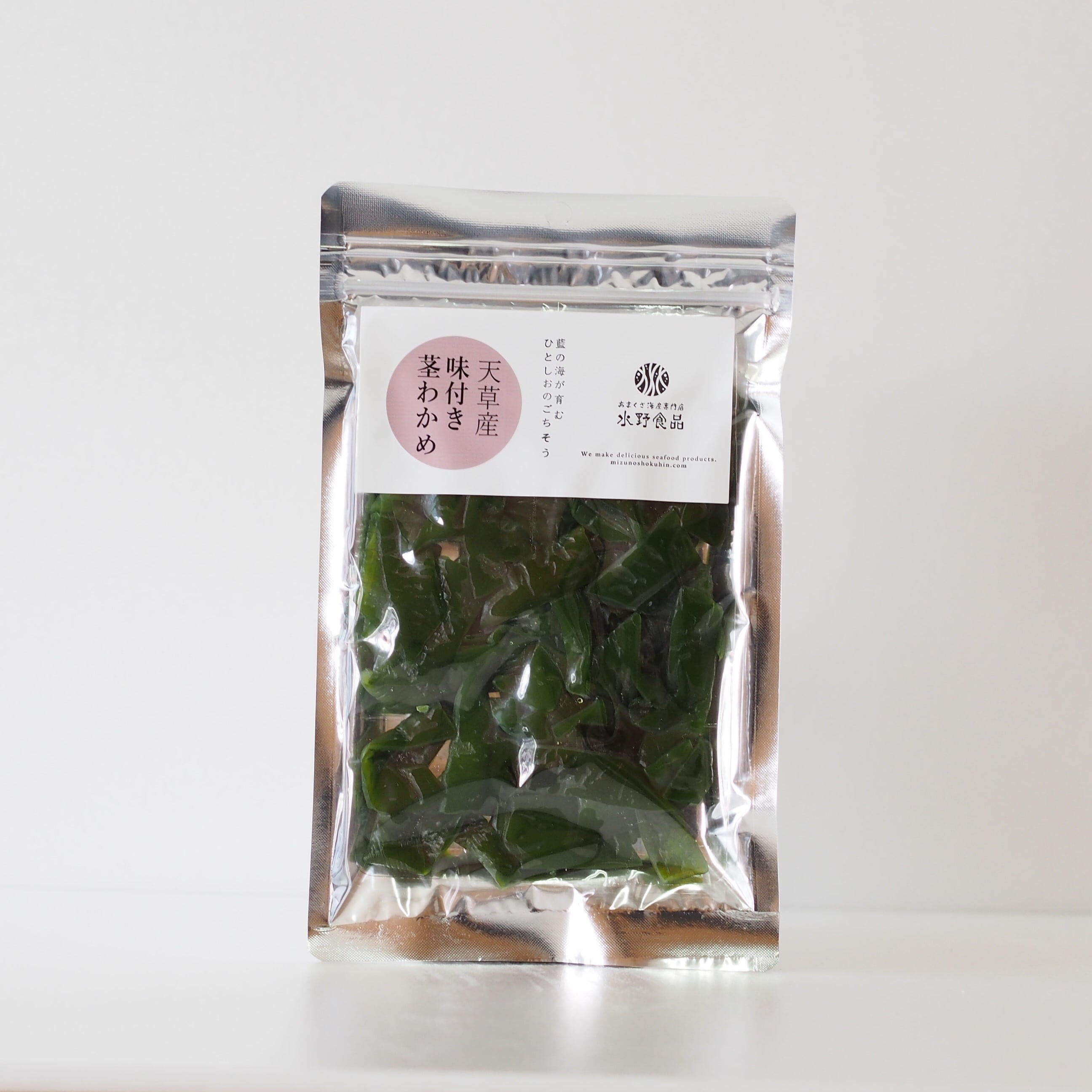 熊本県天草産】味付き茎わかめ｜90g | 水野食品ネットショップ