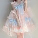 ゆめかわ♡チャイナ風シフォンドレス　wanpi169
