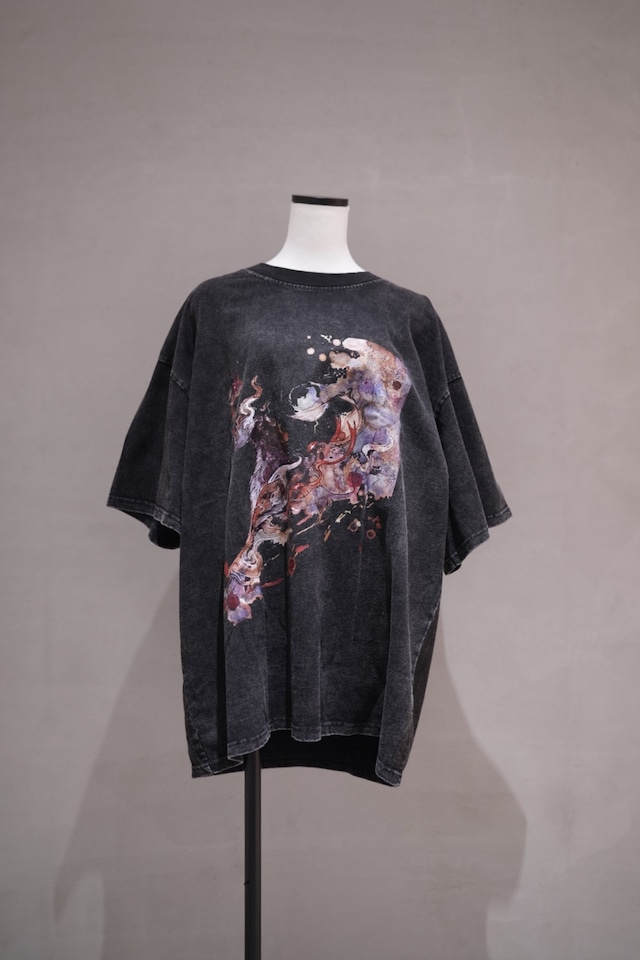 【受注予約】art tee   ダメージ加工