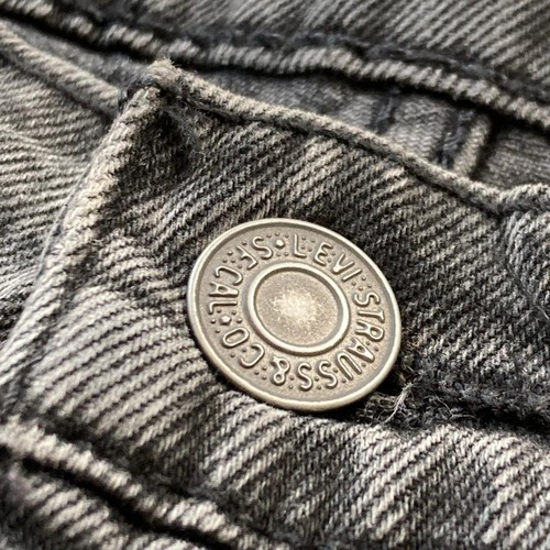 【W38 L34】 usa levi's black リーバイス 569 詳細写真15