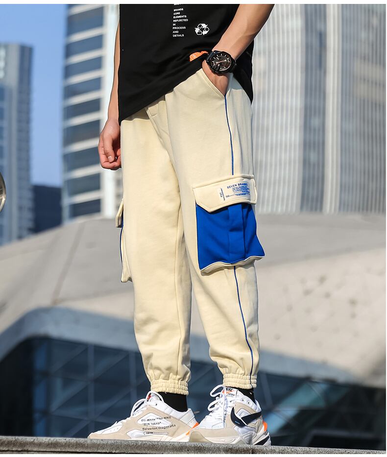 全2色 カーゴパンツ マルチポケット カジュアル ストリート