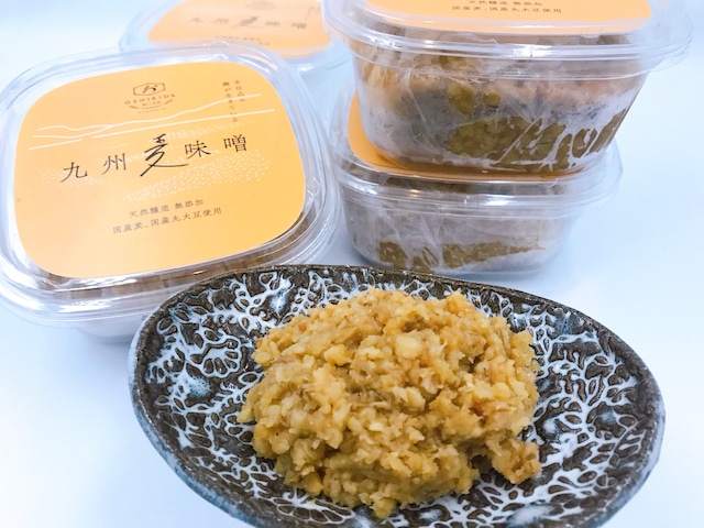 4個セット【甘酒こうじ香る九州産麦味噌】おしきだ味噌（1個500g）