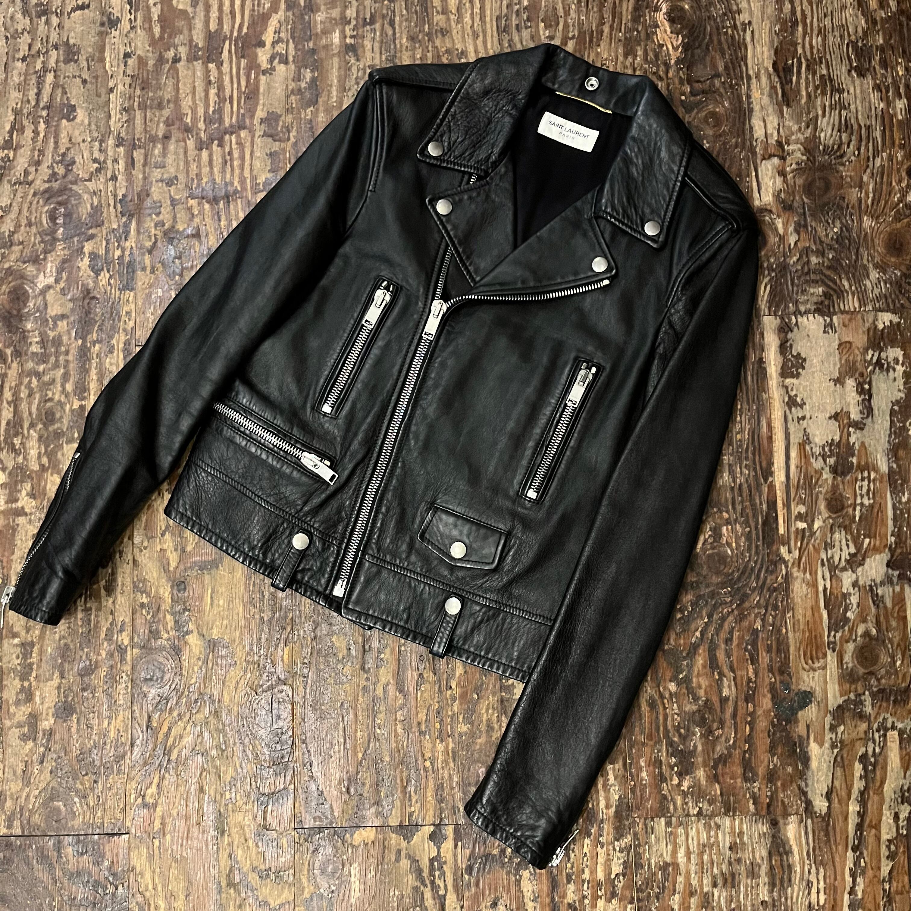 Saint Laurent サンローラン L01 ライダースジャケット レザー 