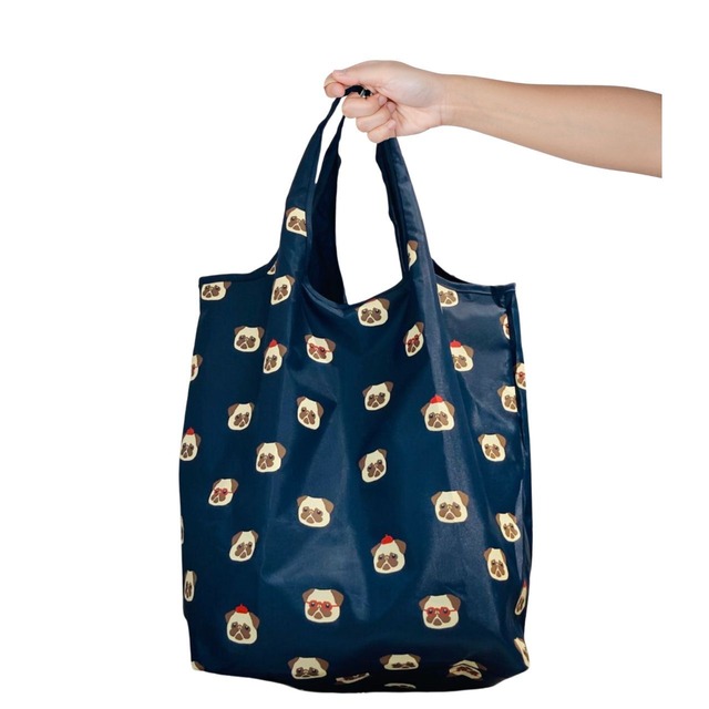 Eco-bag -covered in pugs-　　z-msk-39