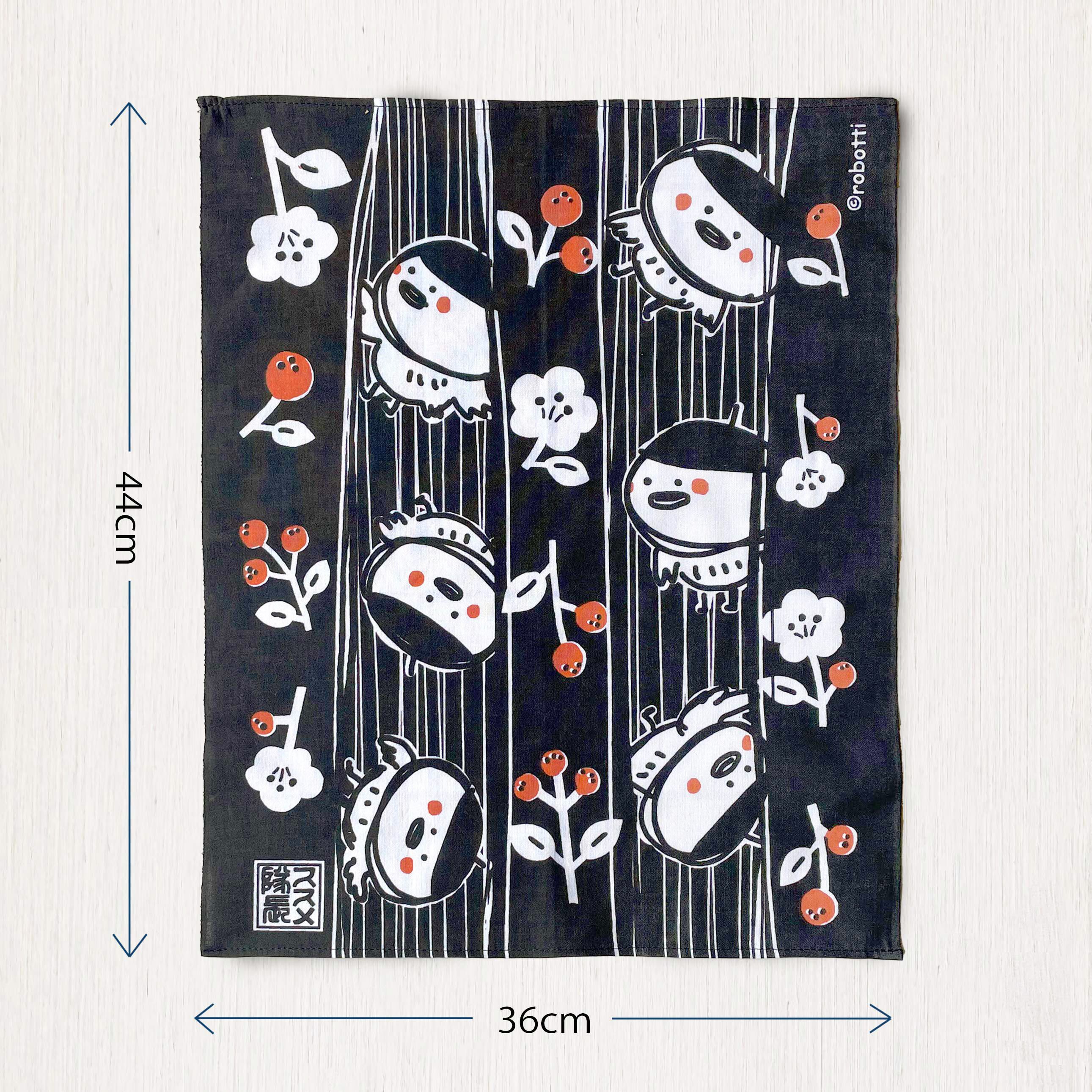 ハーフ手ぬぐい ススメ隊長 ＊梅の花 | ススメ隊長Club market