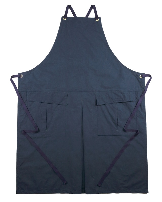 POLITE work apron 02 NV / ポライト ワークエプロン 02（ネイビー）