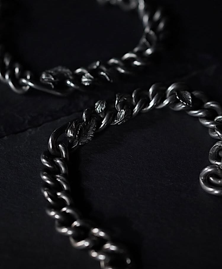 WERKSTATT MUNCHEN / BRACELET CURB CHAIN ROSEBUD | max's