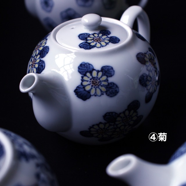 AS平戸松山窯　豆ポット　5柄　