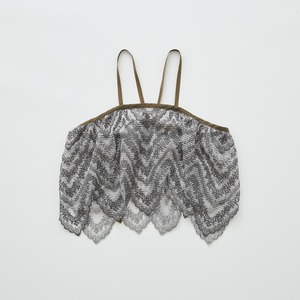 【26SS】eLfinFolk(エルフィンフォルク)Tinkerbell Lace Tops greige(free size)レース トップス