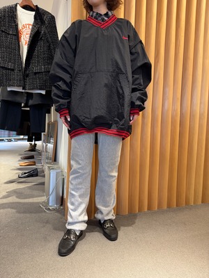 JK4-20 USED NIKE SPORTS JACKET -BLACK-✳︎