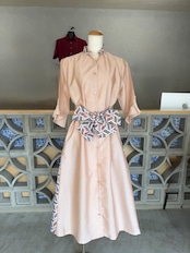 ワイドリボンkariyushiワンピース pink