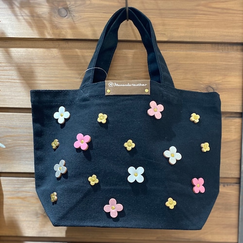 【オンライン特別価格¥3,520→¥2420】お花のお出掛けトートバッグSサイズNo.873