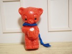 カラフルプラスチック ドイツの赤いベア 青紐 画像3
