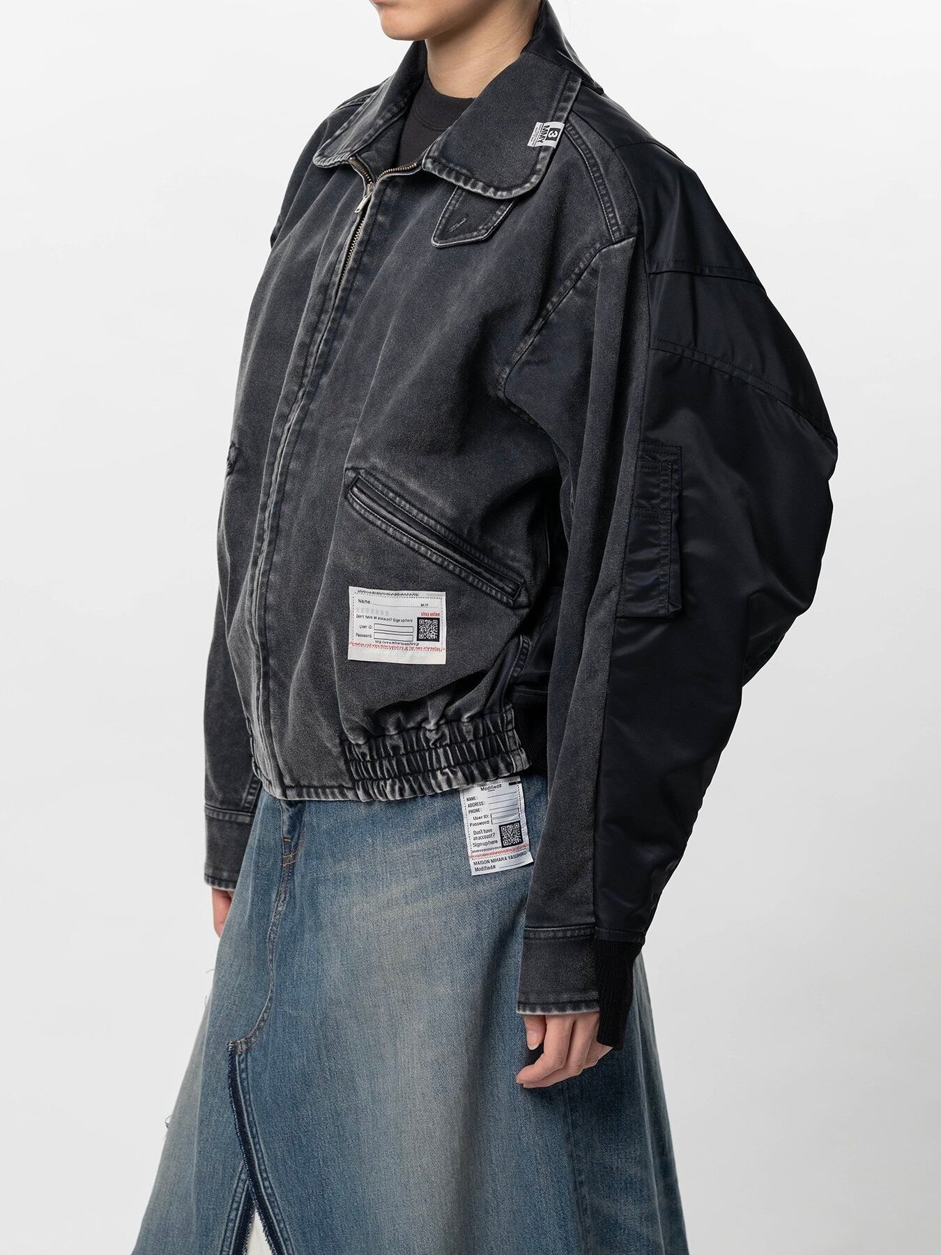 【Maison MIHARA YASUHIRO】26ss キャップ ブラック Maison MIHARA YASUHIRO Black Crushed Detail Cap Maison MIHARA YASUHIRO