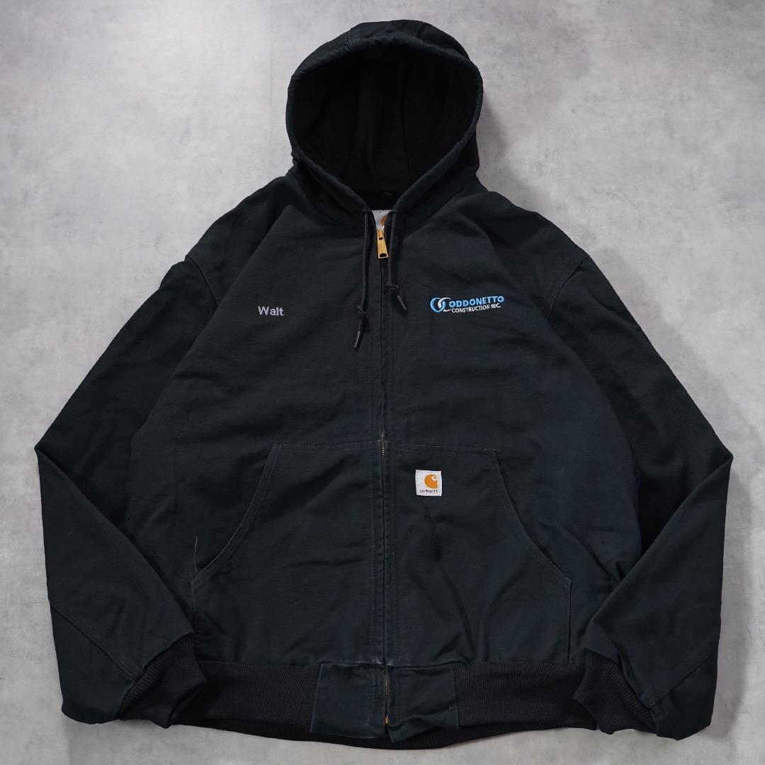 カーハート アクティブジャケット 古着 USA製 00s XL 黒 17894