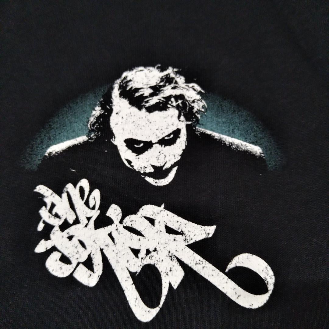ダークナイト Tシャツ オーバーサイズS 黒 ジョーカー 映画 ダークナイト Tシャツ オーバーサイズS 黒 ジョーカー 映画