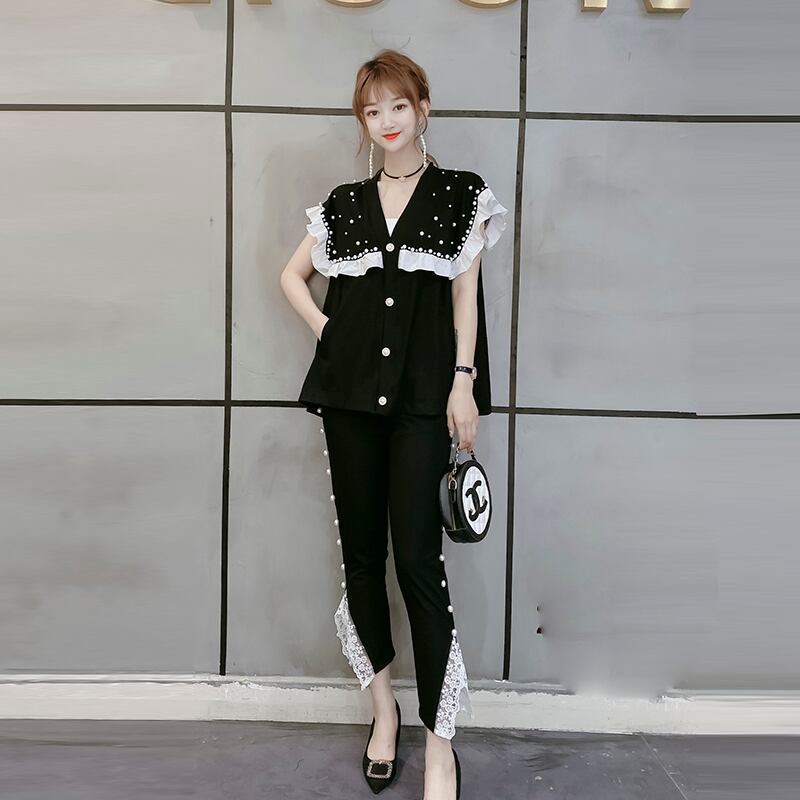 サマーシャツ Vネック薄手トップス 大きめサイズ 夏物 ミックスインファッション95562208171