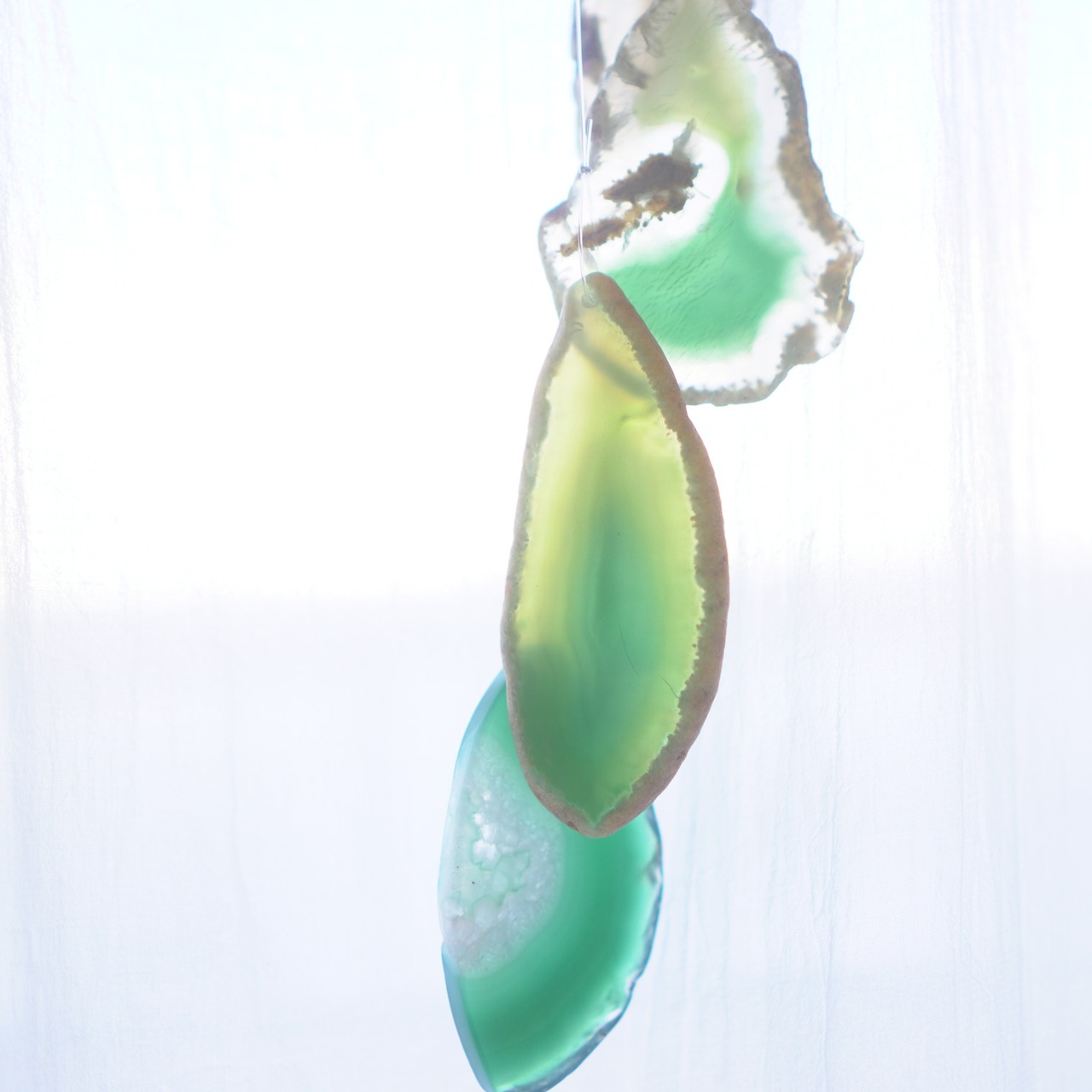 Flannel Flower - アゲートヒーリングチャイム / Agate Sun Catcher Wind Chime 362