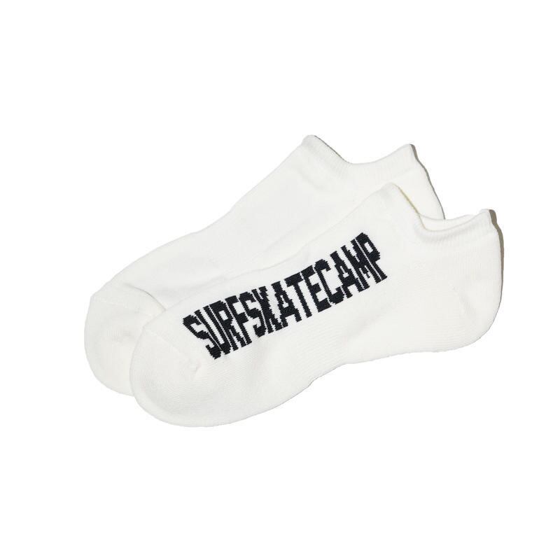 SURFSKATECAMP #Ankle Socks White