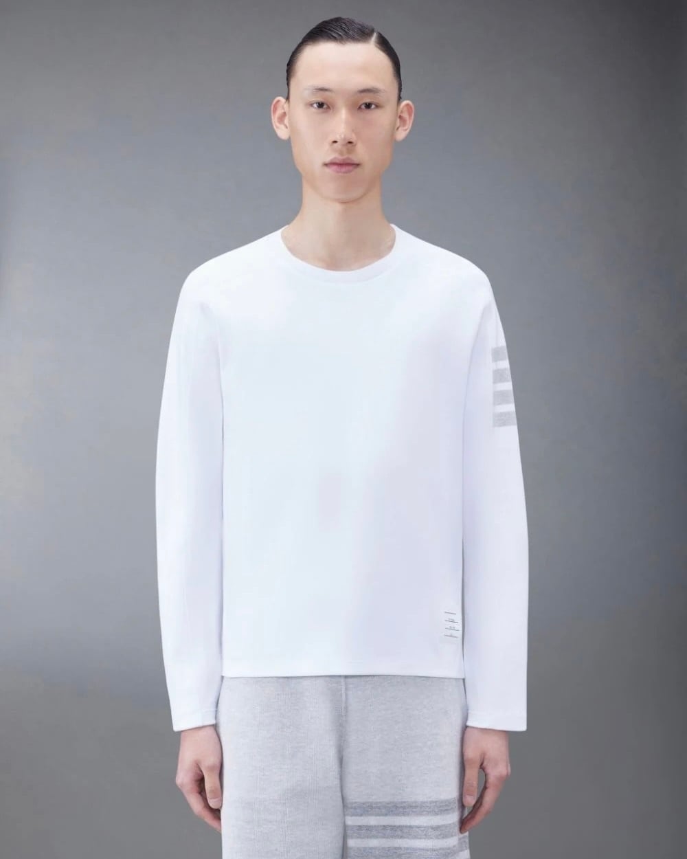 THOM BROWNE】4BAR ロングTシャツ | idealclasse