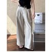 ストレートワイドレッグパンツ a0456