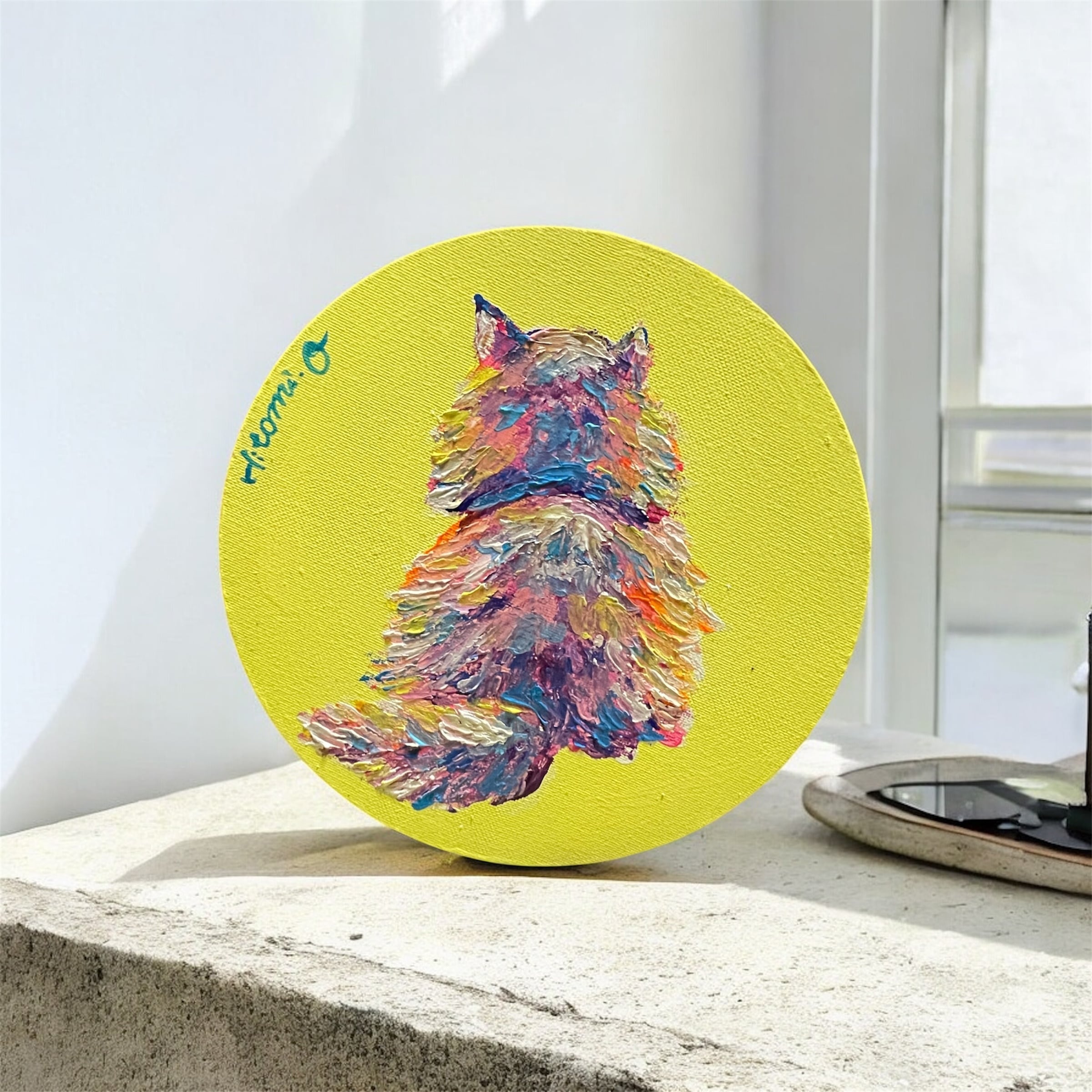 A-3/26】原画 絵画 抽象画 キャンバス 真作 インテリア 作品証明書付