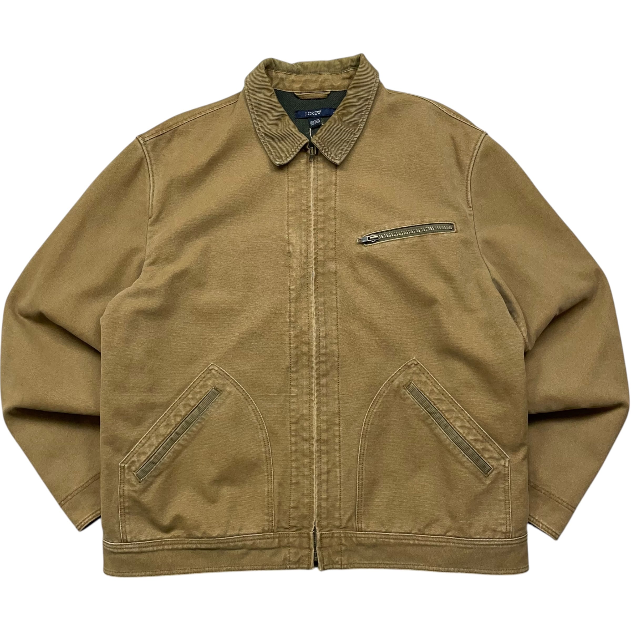 《L》 J.CREW デトロイトジャケット ダックジャケット ブラウン 90年代 vintage no.5217
