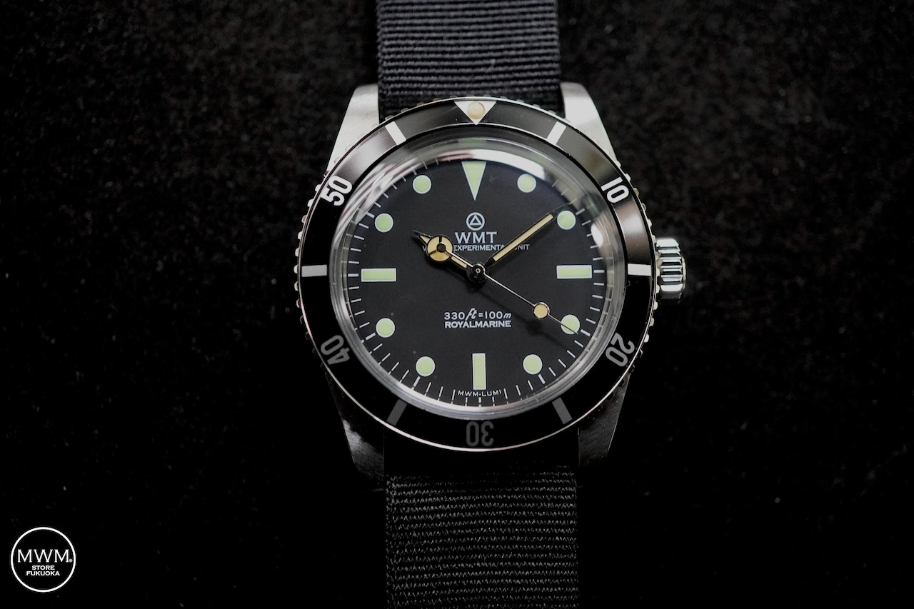 WMT Sea Diver Green Lume with Nylon Strap by MWM
