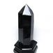 1.1Kg モリオン 六角柱 黒水晶 ポイント 置物 一点物 台座付属 152-4292