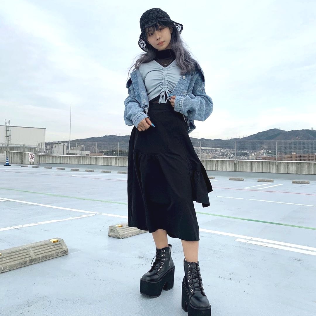stigmata ボンテージロングスカート 25%OFF】アシメティアードロングスカート | VOLCAN&APHRODITE 公式通販