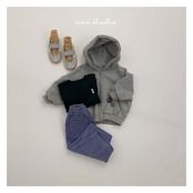 【取寄】aou studio フラワーフードパーカー|冬服|韓国子供服
