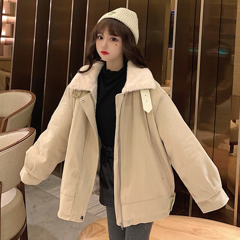 アナスイミニ ホワイトフェイクファ風 ふわふわジャケット LLサイズ