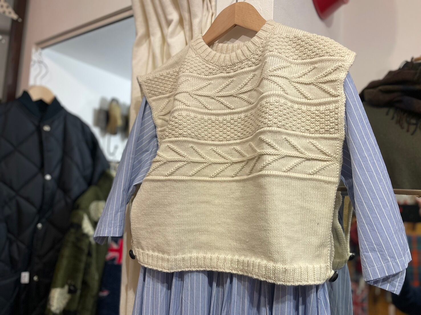 HIGHLAND2000 アランニットベスト | PADDY'S