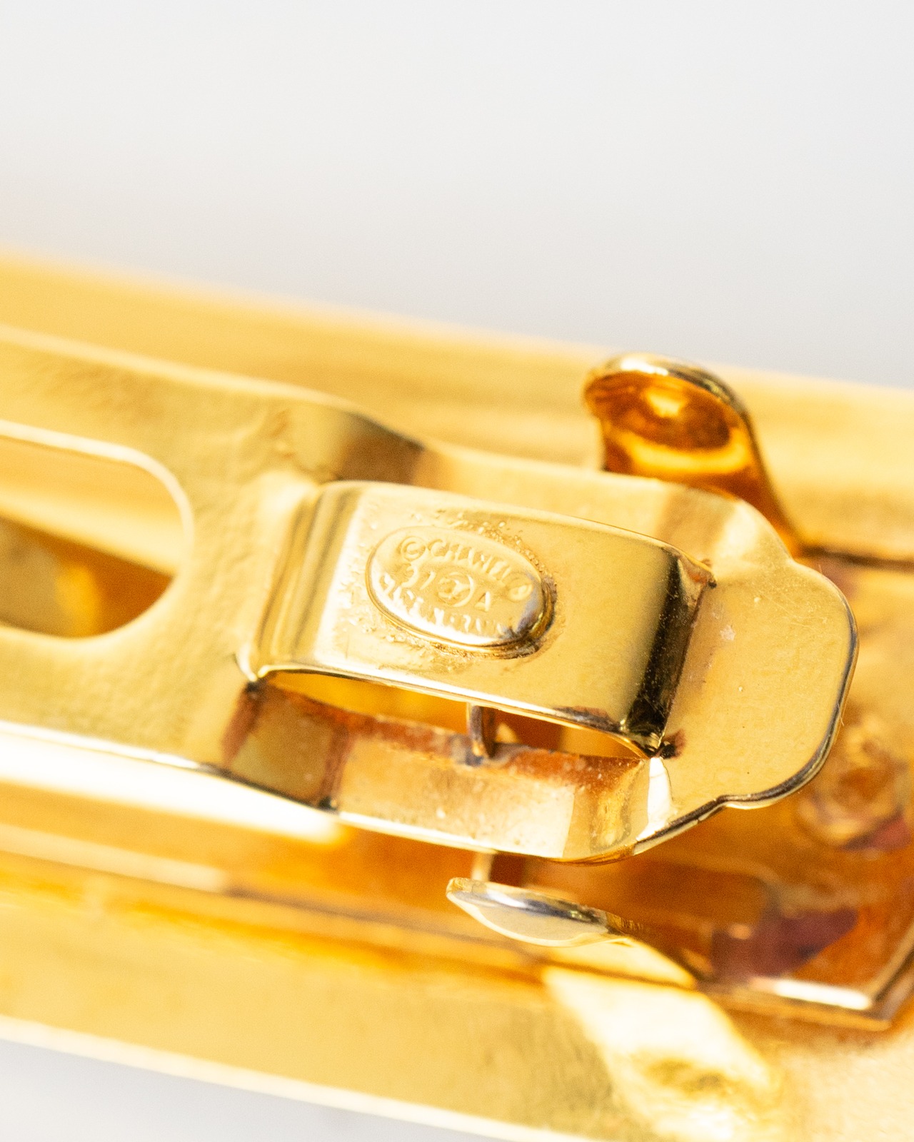 〈CHANEL〉Logo Barretta 1997AW