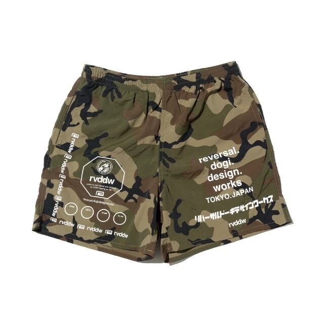 reversal】MULTI LOGO NYLON SHORTS ナイロンショーツ【rvddw