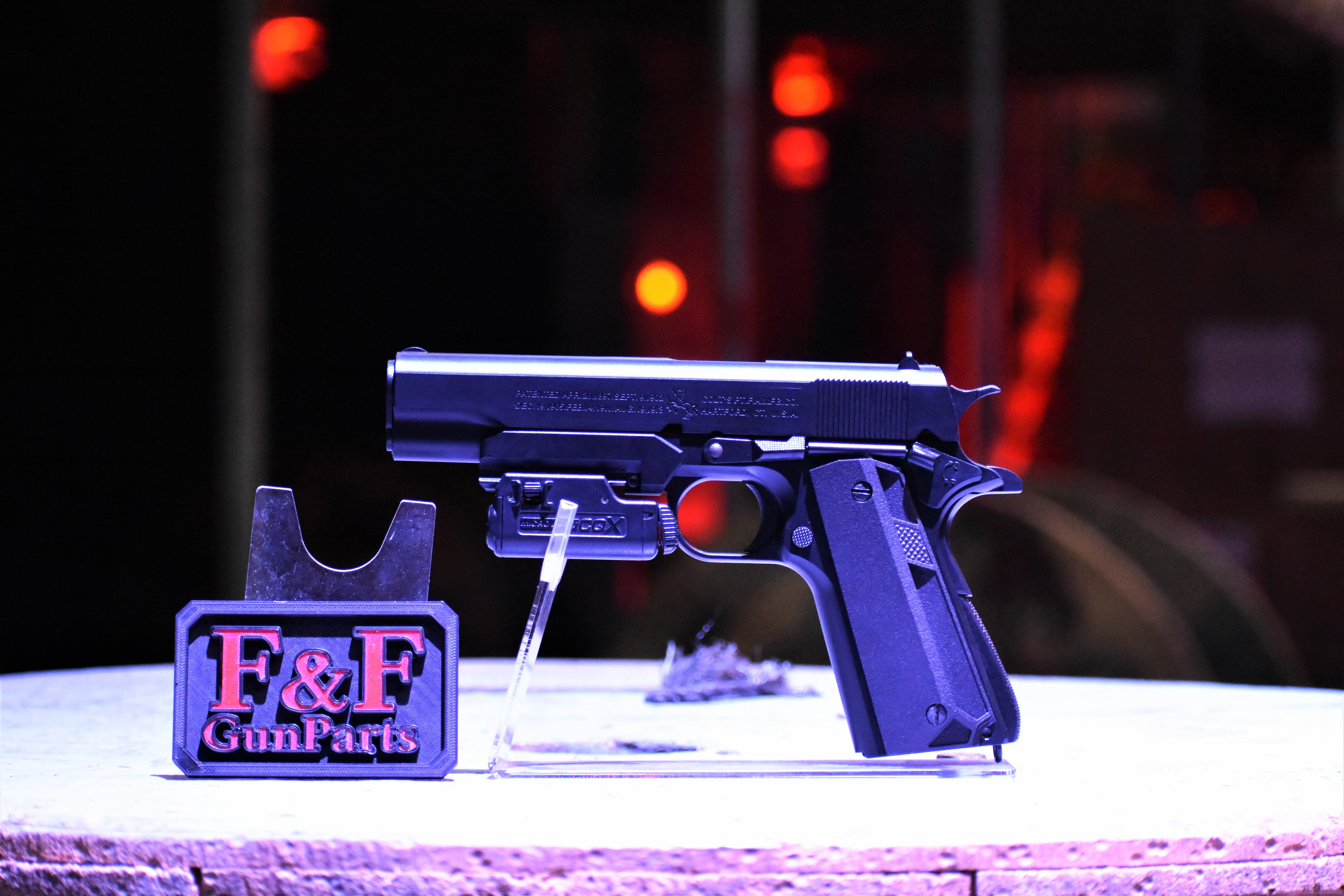 東京マルイ/クラウン M1911 AIR対応 カスタムグリップ(STEALTH 東京マルイ/クラウン M1911 AIR対応 カスタムグリップ(STEALTH