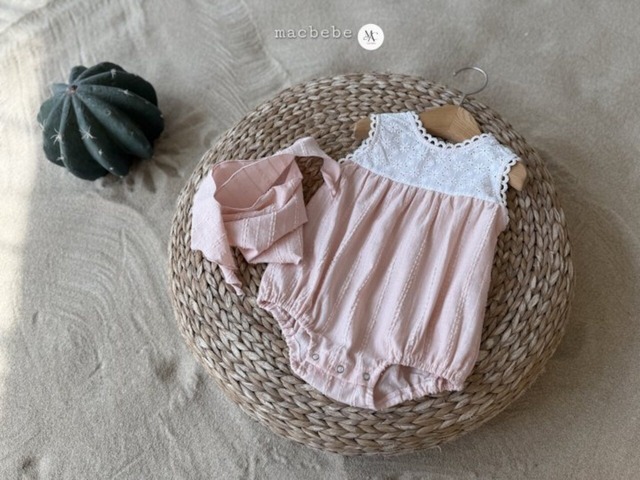 《予約》mac bebe ¨ lace suit set ¨ 26summer