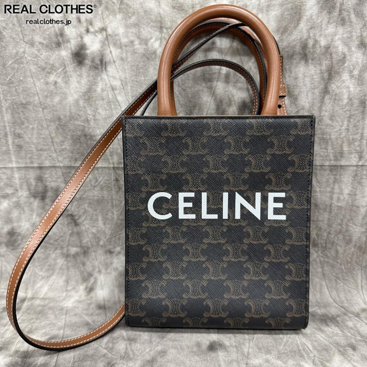 CELINE/セリーヌ ミニ バーティカルカバ トリオンフ 2way ショルダー  