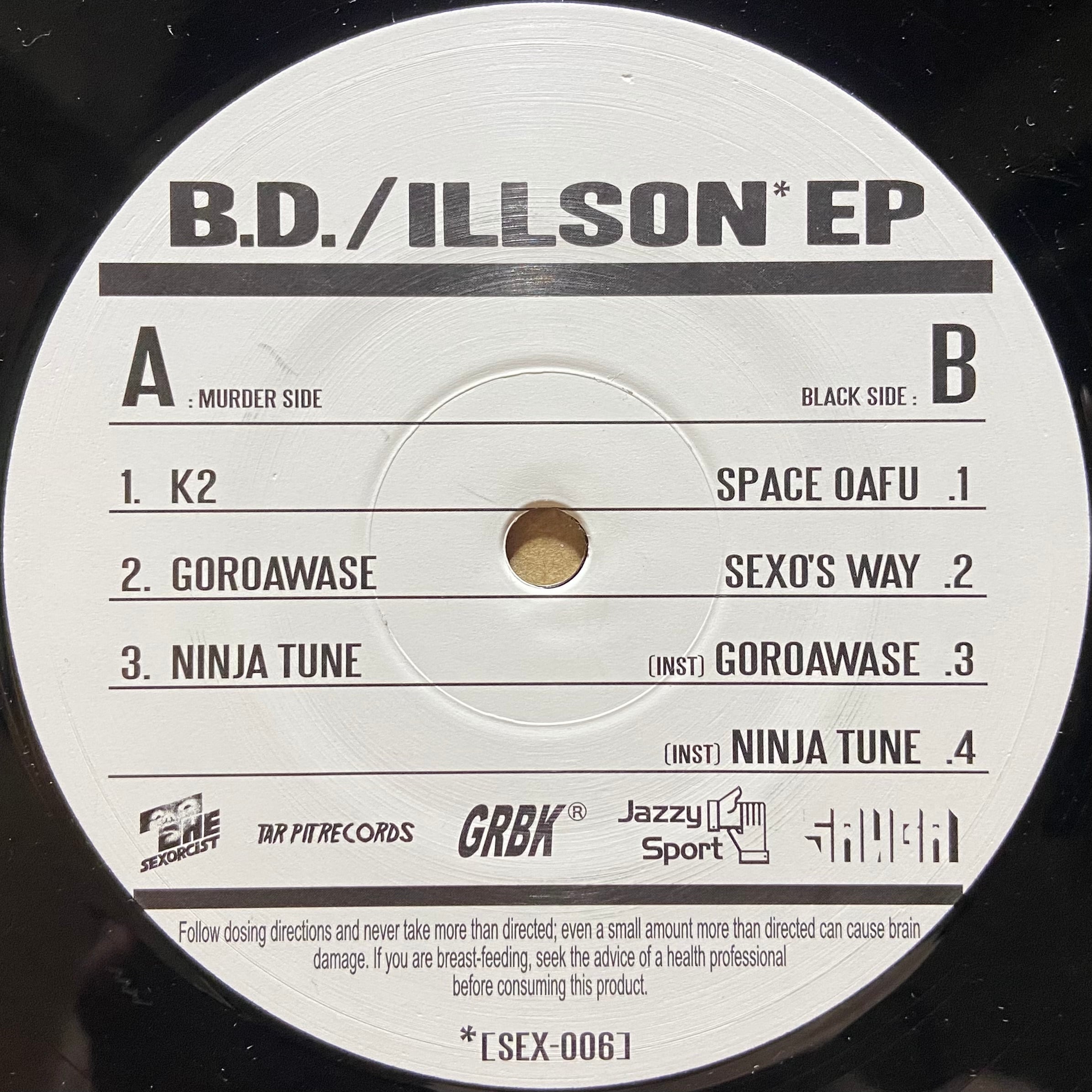 B.D.（The Brobus）/ Illson EP | used HIPHOP vinyl ZEAK