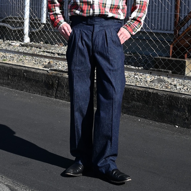 OLD JOE / DOUBLE-PLEATED SMARTY TROUSER