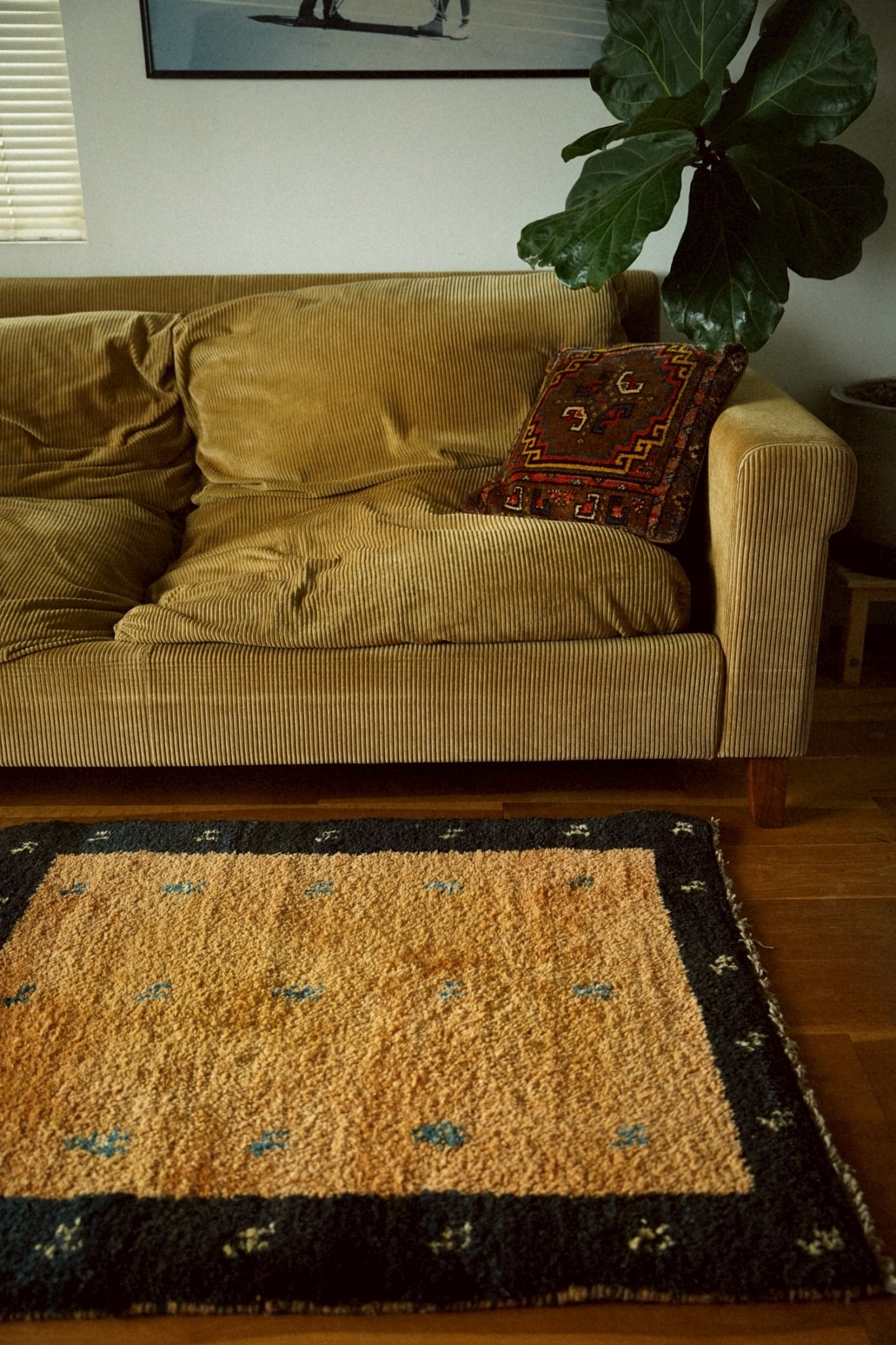 1729-Vintage Qashqai Gabbeh